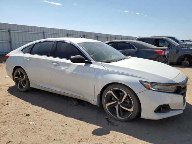 1HGCV1F30NA094146 - 2022 HONDA ACCORD SPORT WHITE photo 4