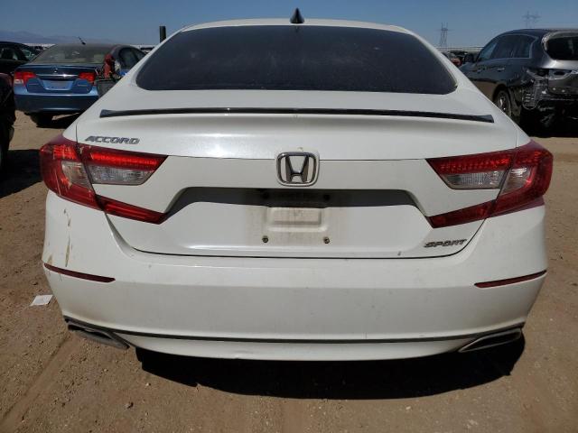 1HGCV1F30NA094146 - 2022 HONDA ACCORD SPORT WHITE photo 6