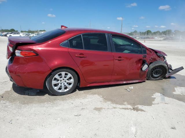 JTDEPMAE3NJ211066 - 2022 TOYOTA COROLLA LE 红色 照片 3