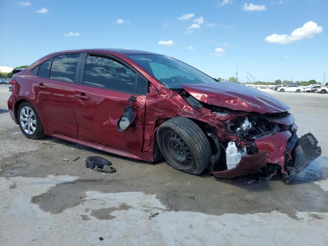 JTDEPMAE3NJ211066 - 2022 TOYOTA COROLLA LE 红色 照片 4