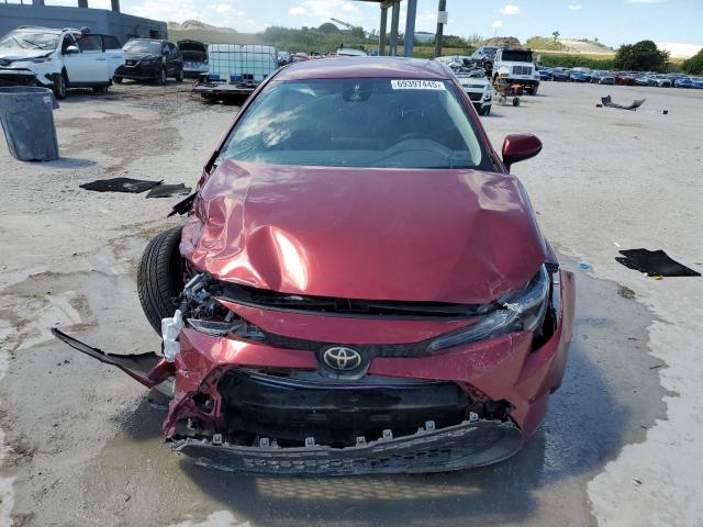 JTDEPMAE3NJ211066 - 2022 TOYOTA COROLLA LE 红色 照片 5