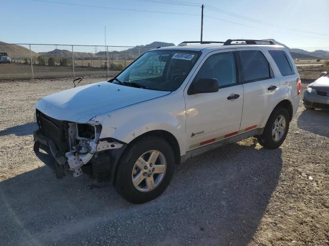 1FMCU59349KC39382 - 2009 FORD ESCAPE HYBRID WHITE photo 1