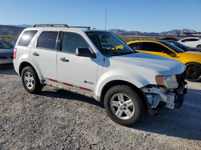 1FMCU59349KC39382 - 2009 FORD ESCAPE HYBRID WHITE photo 4