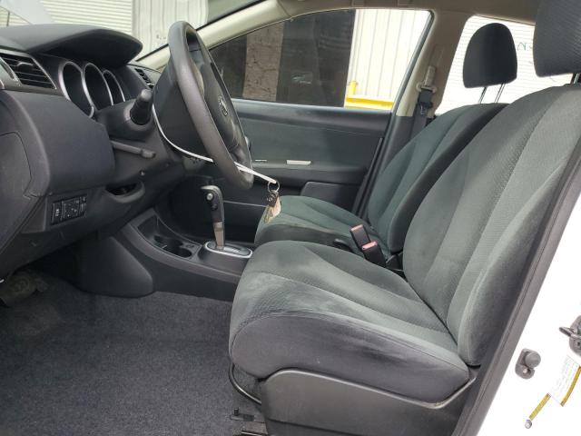 3N1BC1CP3CK807496 - 2012 NISSAN VERSA S WHITE photo 7