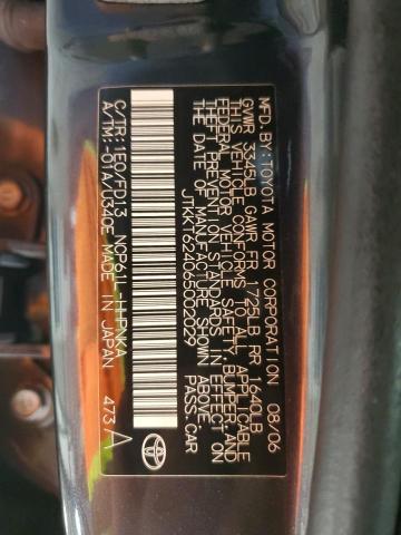 JTKKT624065002029 - 2006 TOYOTA SCION XA GRAY photo 12