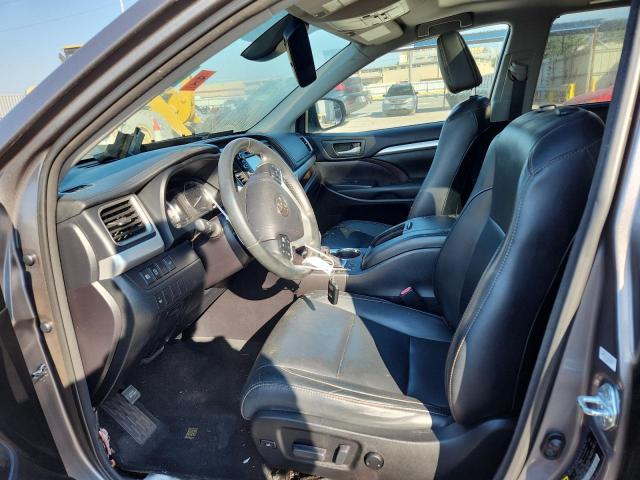 5TDKZRFH7JS530870 - 2018 TOYOTA HIGHLANDER SE GRAY photo 7