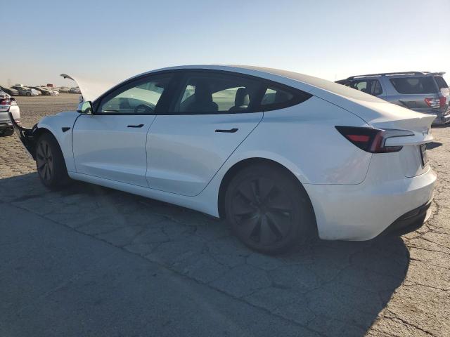 5YJ3E1EA1SF027038 - 2025 TESLA MODEL 3 WHITE photo 2