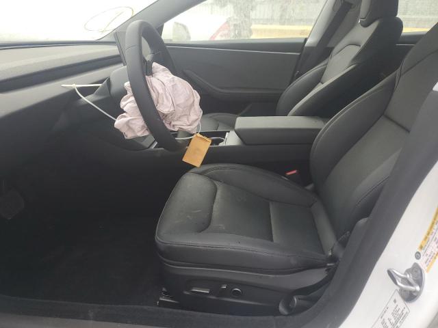 5YJ3E1EA1SF027038 - 2025 TESLA MODEL 3 WHITE photo 7