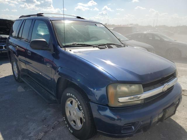 1GNDT13S722277223 - 2002 CHEVROLET TRAILBLAZE BLUE photo 4