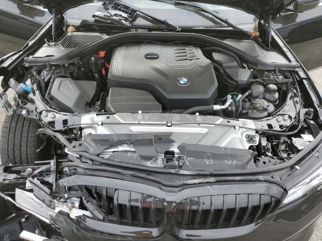 3MW5R1J04M8C11131 - 2021 BMW 330I BLACK photo 11