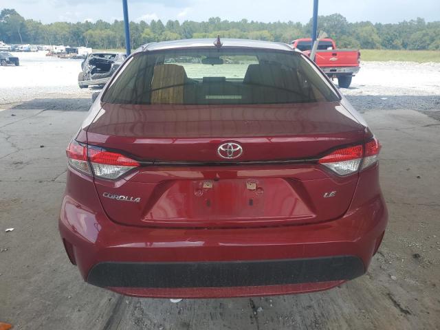 JTDHPMAE6NJ203900 - 2022 TOYOTA COROLLA LE RED photo 6