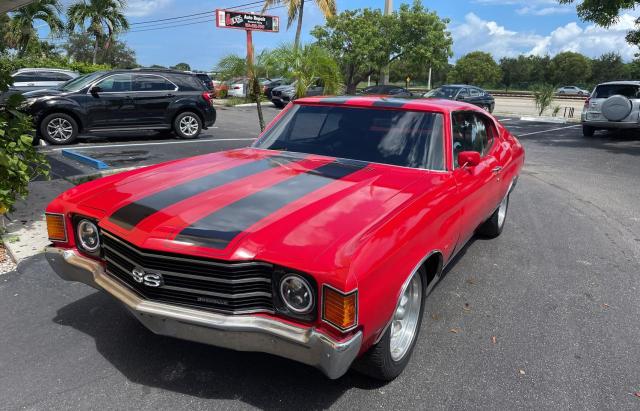 1D37F2B612537 - 1972 CHEVROLET CHEVELLE M RED photo 2