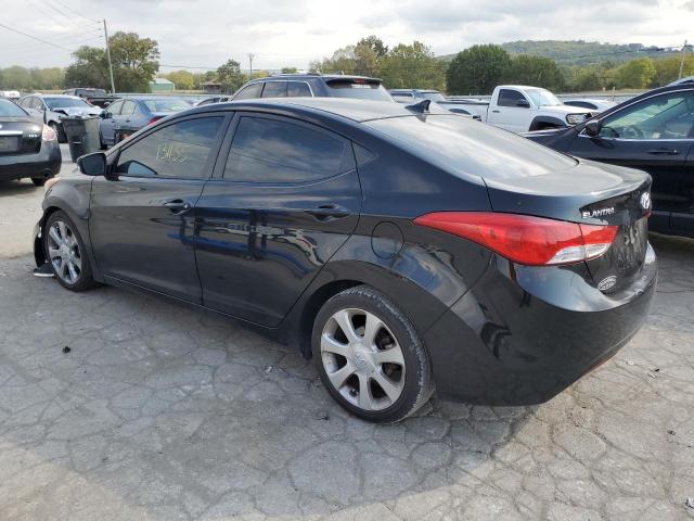 KMHDH4AE4CU353815 - 2012 HYUNDAI ELANTRA GLS BLACK photo 2