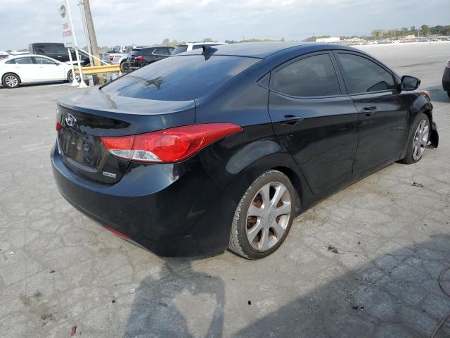 KMHDH4AE4CU353815 - 2012 HYUNDAI ELANTRA GLS BLACK photo 3