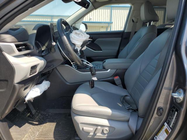 5TDKDRBH6PS023116 - 2023 TOYOTA HIGHLANDER L ნაცრისფერი ფოტო 7