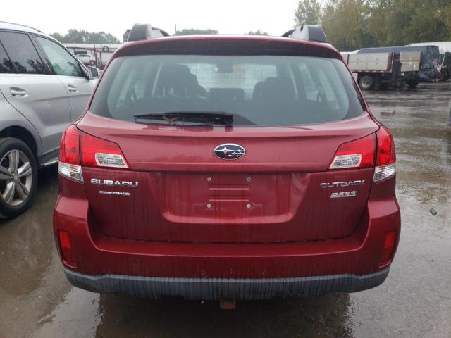 4S4BRBAC6D3256193 - 2013 SUBARU OUTBACK 2.5I BURGUNDY photo 6