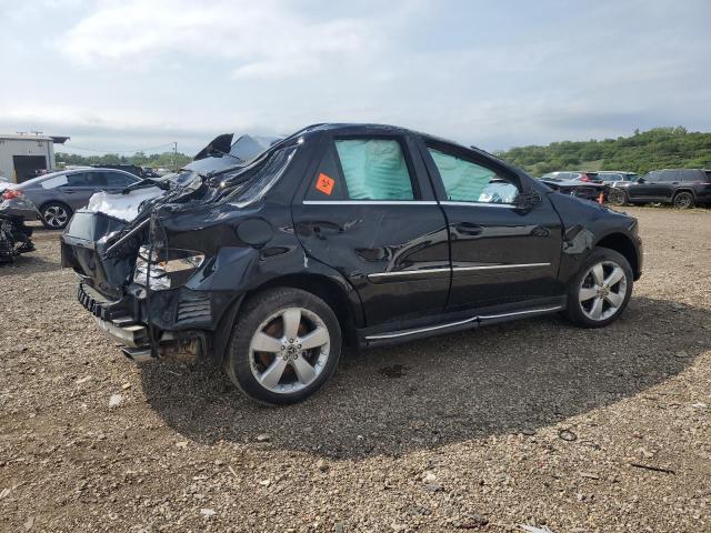 4JGBB8GB9AA573415 - 2010 MERCEDES-BENZ ML 350 4MATIC BLACK photo 3