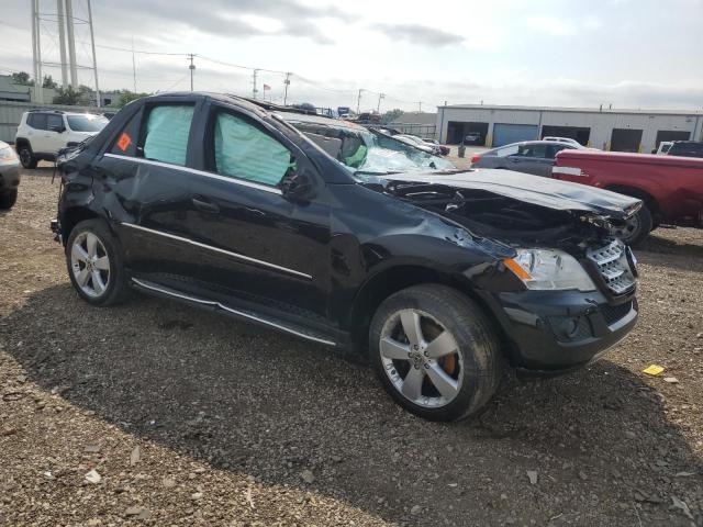 4JGBB8GB9AA573415 - 2010 MERCEDES-BENZ ML 350 4MATIC BLACK photo 4