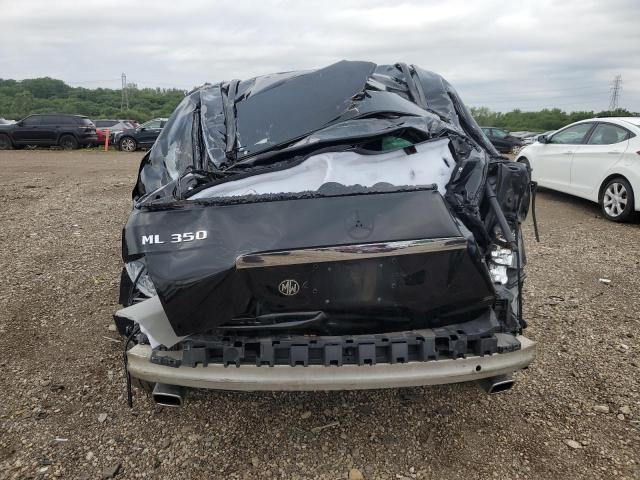 4JGBB8GB9AA573415 - 2010 MERCEDES-BENZ ML 350 4MATIC BLACK photo 6