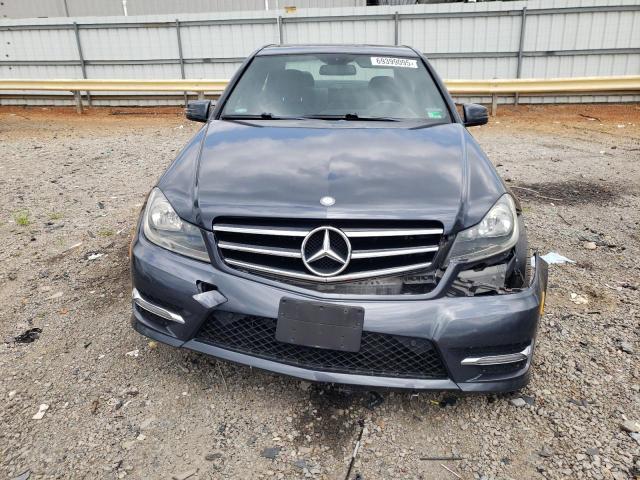 WDDGF8AB3EA893672 - 2014 MERCEDES-BENZ C 300 4MATIC GRAY photo 5