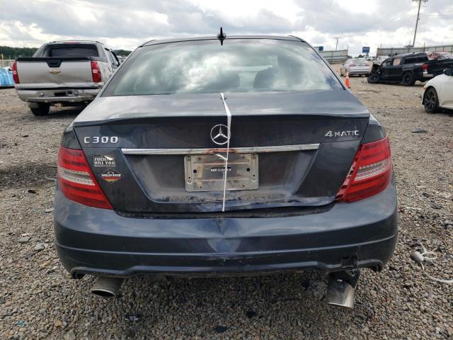 WDDGF8AB3EA893672 - 2014 MERCEDES-BENZ C 300 4MATIC GRAY photo 6
