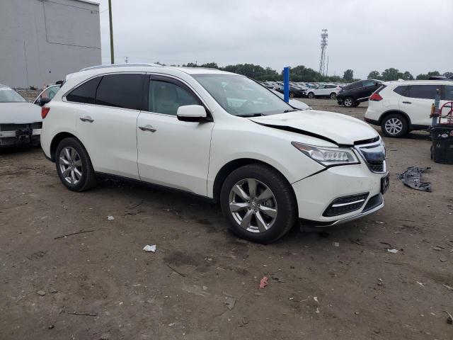 5FRYD4H80FB002672 - 2015 ACURA MDX ADVANCE Սպիտակ լուսանկար 4