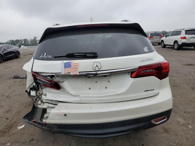 5FRYD4H80FB002672 - 2015 ACURA MDX ADVANCE Սպիտակ լուսանկար 6