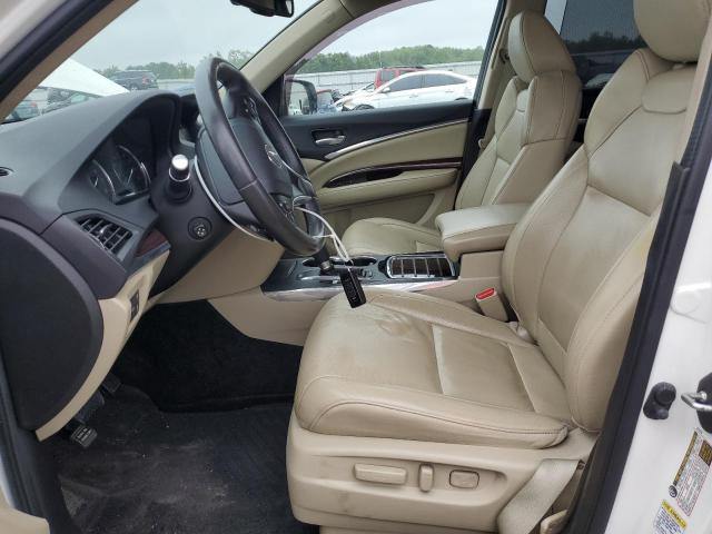 5FRYD4H80FB002672 - 2015 ACURA MDX ADVANCE Սպիտակ լուսանկար 7