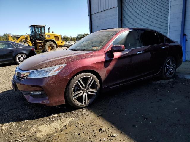 1HGCR3F93HA044026 - 2017 HONDA ACCORD TOURING BURGUNDY photo 1