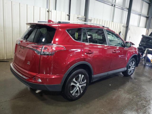 2T3BFREV3JW720437 - 2018 TOYOTA RAV4 LE RED photo 3