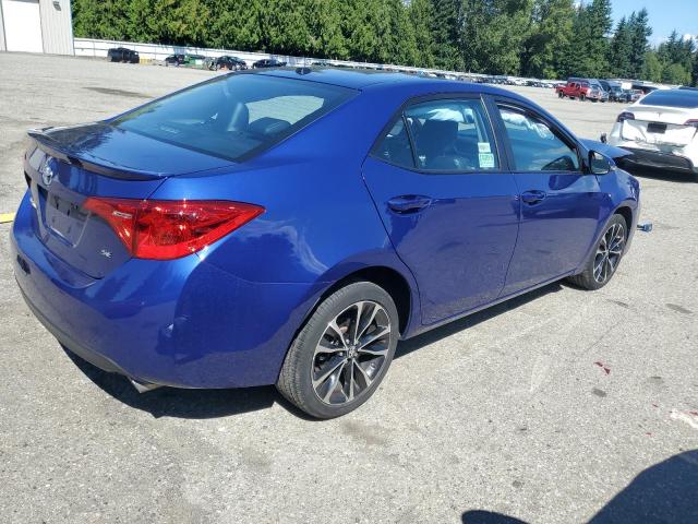 2T1BURHE5JC004151 - 2018 TOYOTA COROLLA L 蓝色 照片 3