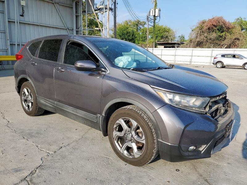 5J6RW1H53KA011576 - 2019 HONDA CR-V EX GRAY photo 4