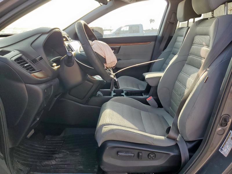 5J6RW1H53KA011576 - 2019 HONDA CR-V EX GRAY photo 7