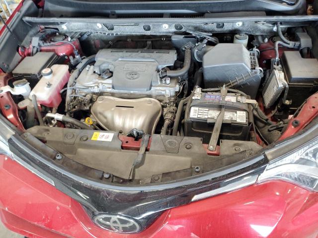 JTMRFREVXHJ109263 - 2017 TOYOTA RAV4 XLE RED photo 12