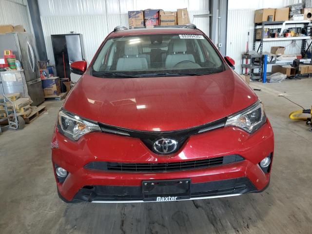 JTMRFREVXHJ109263 - 2017 TOYOTA RAV4 XLE RED photo 5