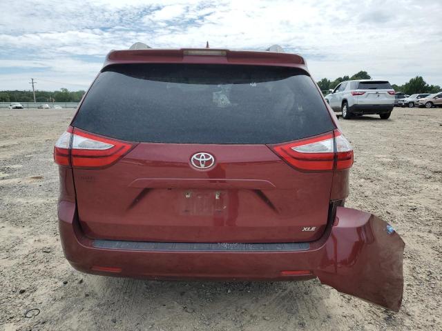 5TDYZ3DC0JS937895 - 2018 TOYOTA SIENNA XLE RED photo 6