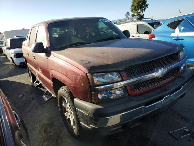 3GNEC12T44G179436 - 2004 CHEVROLET AVALANCHE C1500 BURGUNDY photo 4