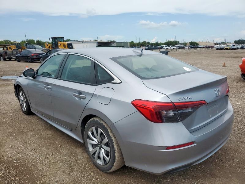 2HGFE2F25NH529920 - 2022 HONDA CIVIC LX ვერცხლისფერი ფოტო 2