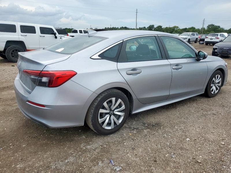 2HGFE2F25NH529920 - 2022 HONDA CIVIC LX ვერცხლისფერი ფოტო 3