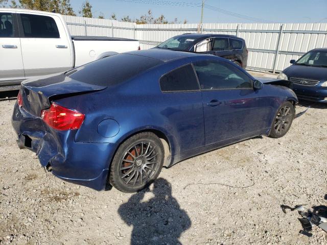 JNKCV54E65M406624 - 2005 INFINITI G35 BLUE photo 3