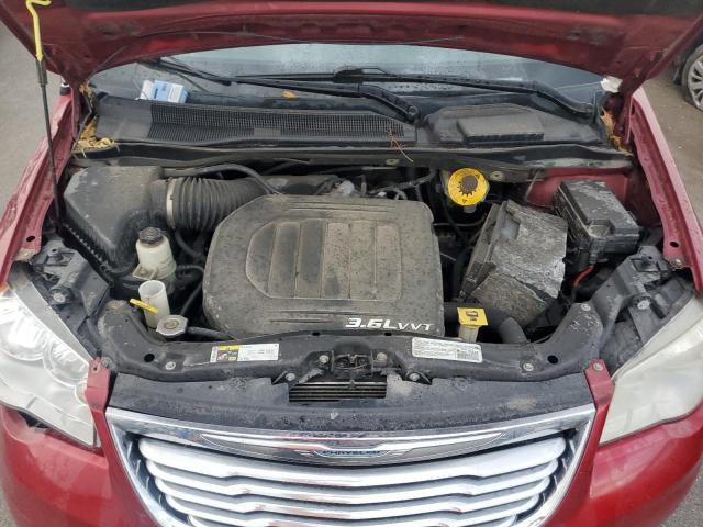 2C4RC1BG0ER442739 - 2014 CHRYSLER TOWN & COU TOURING BURGUNDY photo 12