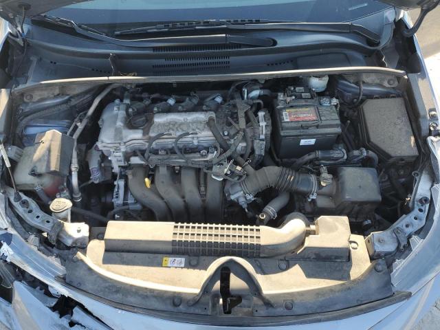 5YFEPMAE1MP148804 - 2021 TOYOTA COROLLA LE SILVER photo 11