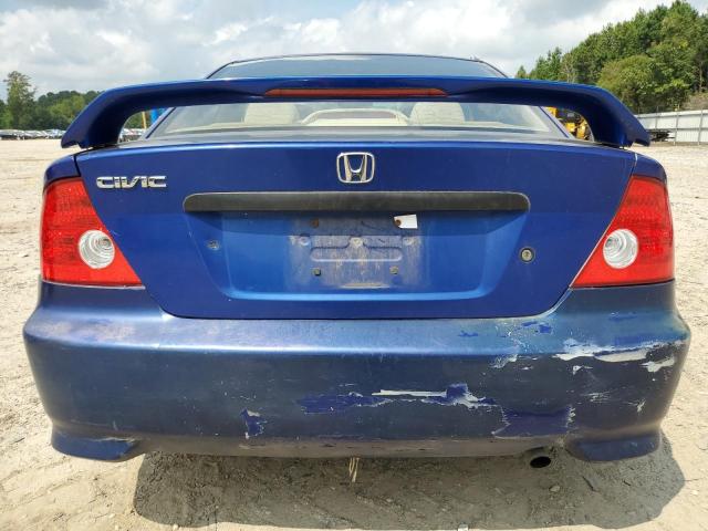 1HGEM21124L025467 - 2004 HONDA CIVIC DX VP ლურჯი ფოტო 6