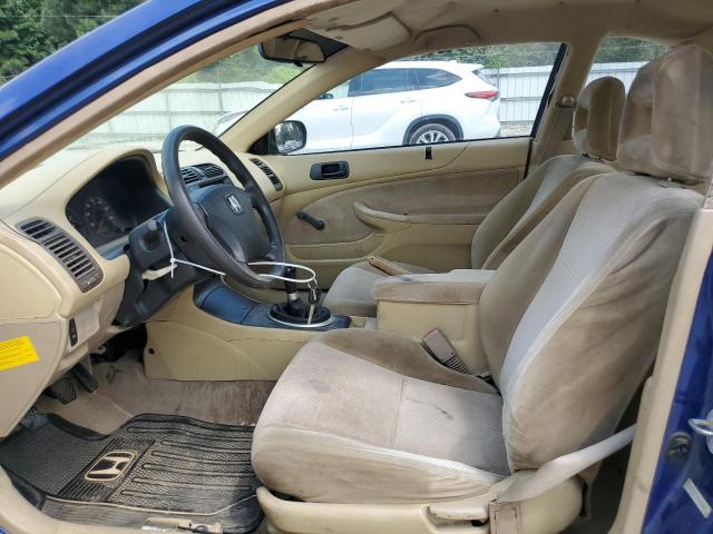 1HGEM21124L025467 - 2004 HONDA CIVIC DX VP ლურჯი ფოტო 7