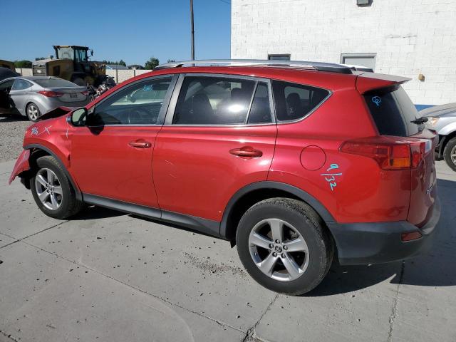 JTMRFREV1FD101466 - 2015 TOYOTA RAV4 XLE RED photo 2