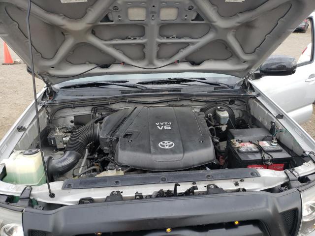 5TEJU62N97Z451197 - 2007 TOYOTA TACOMA DOUBLE CAB PRERUNNER SILVER photo 11