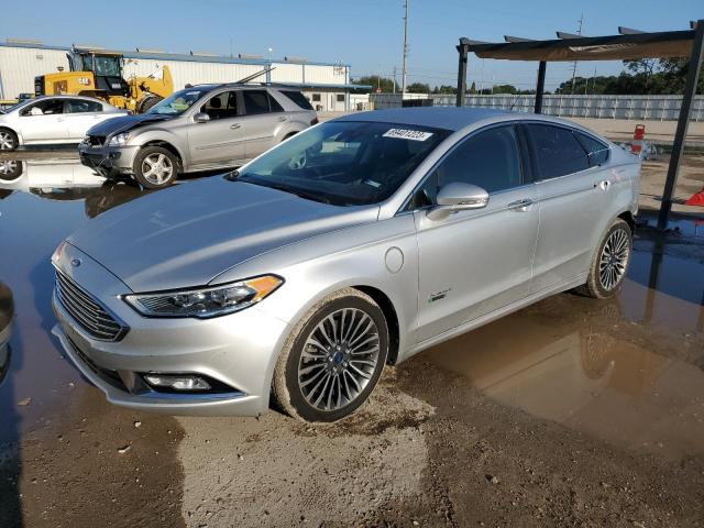 3FA6P0SU5HR209807 - 2017 FORD FUSION TITANIUM PHEV SILVER photo 1