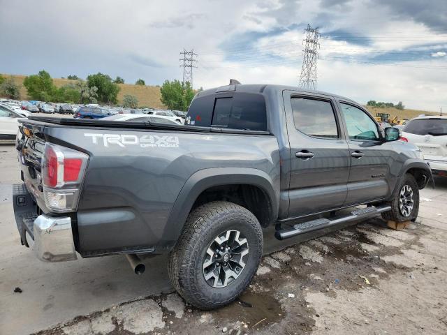 3TMCZ5AN9NM525735 - 2022 TOYOTA TACOMA DOUBLE CAB CHARCOAL photo 3