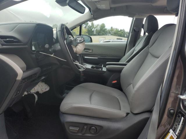 5TDJRKEC2RS199605 - 2024 TOYOTA SIENNA XLE GRAY photo 7