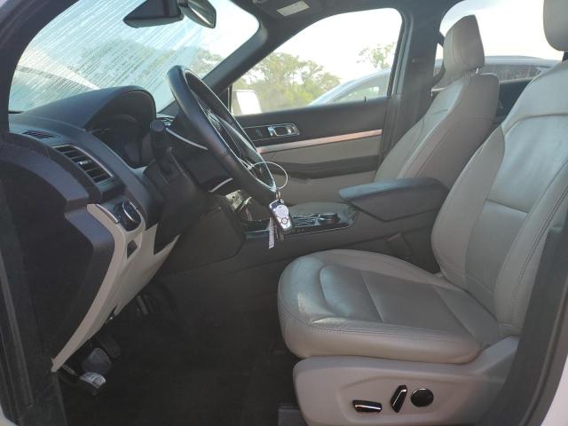 1FM5K8D8XJGB69736 - 2018 FORD EXPLORER XLT Biały zdjęcie 7